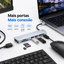 Hub USB Multifunção – Expanda as Conexões do Seu Notebook