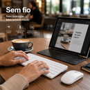 Teclado Bluetooth Compacto – Mais Produtividade em Qualquer Lugar