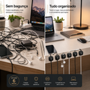 Organizador de Cabos – Mesa Sem Bagunça em Segundos