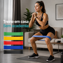 Kit Faixa Elástica Fitness – Emagreça e Tonifique em Casa