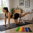 Kit Faixa Elástica Fitness – Emagreça e Tonifique em Casa