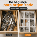 Organizador de Gavetas Ajustável – Tudo no Lugar em Segundos