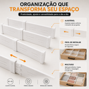 Organizador de Gavetas Ajustável – Tudo no Lugar em Segundos