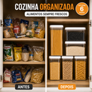 Potes Herméticos – Alimentos Frescos e Cozinha Organizada