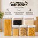 Potes Herméticos – Alimentos Frescos e Cozinha Organizada
