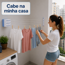Varal Retrátil – Economize Espaço e Organize Sua Lavanderia