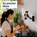 Suporte de Celular para Cozinha – Mais Praticidade nas Suas Receitas