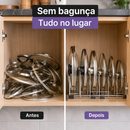 Suporte para Tampas de Panela – Cozinha Organizada em Segundos