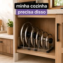 Suporte para Tampas de Panela – Cozinha Organizada em Segundos