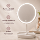 Espelho com LED – Maquiagem Perfeita em Qualquer Luz