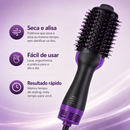 Escova Secadora 2 em 1 – Cabelos Lisos e Secos em Minutos